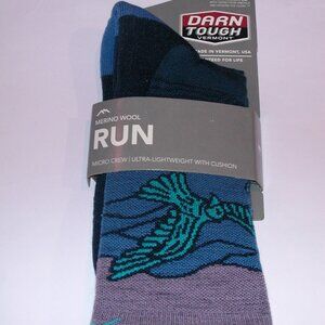 Darn Tough Run Glide UL with Cushion Micro Crew Socks Women's Large 10 - 11.5